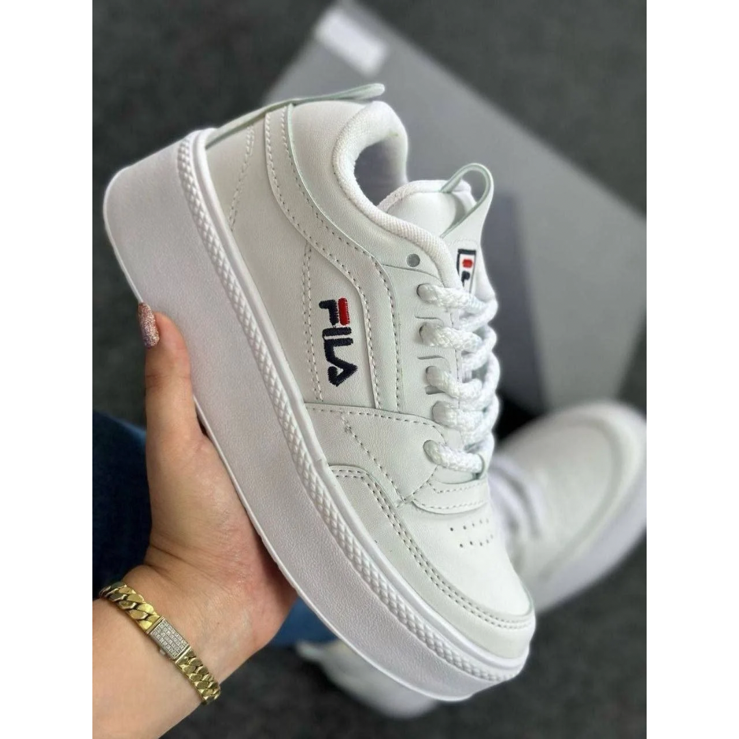 Premium Tenis FILA Suela Alta Dama