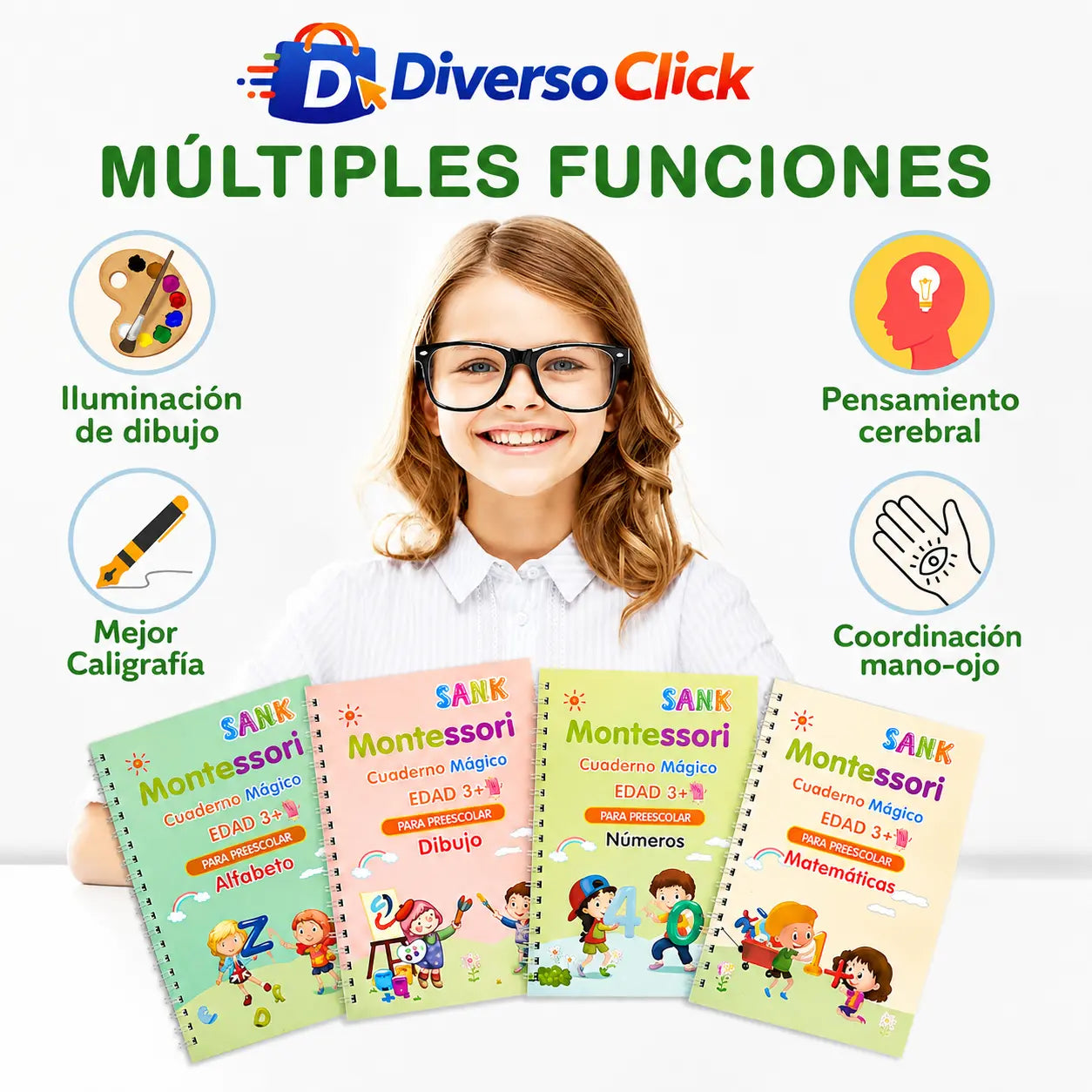 Ready 4School Elite Set de caligrafía reutilizable™