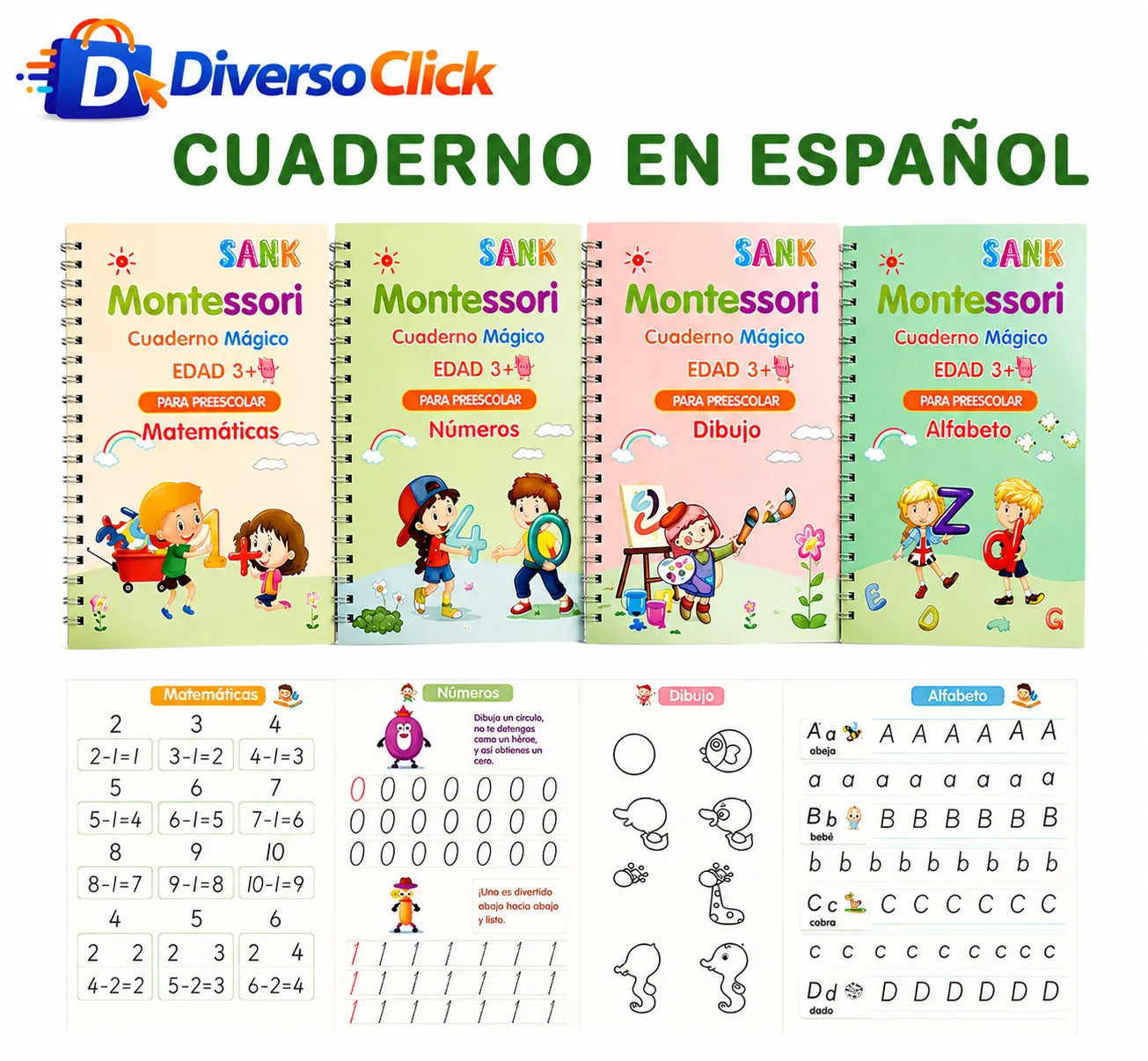 Ready 4School Elite Set de caligrafía reutilizable™