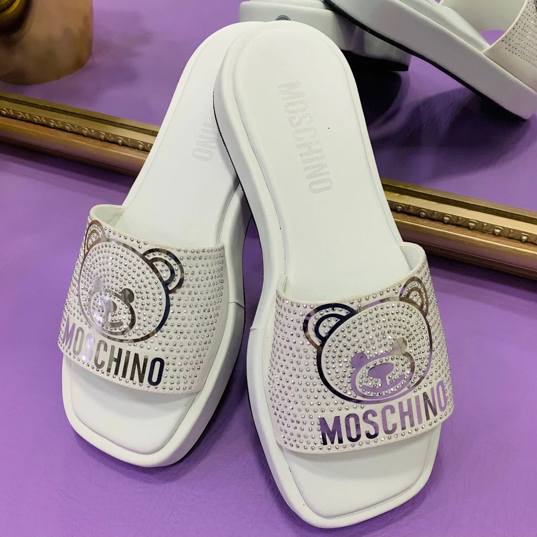 SANDALIA SLIDE MOSCHINO™