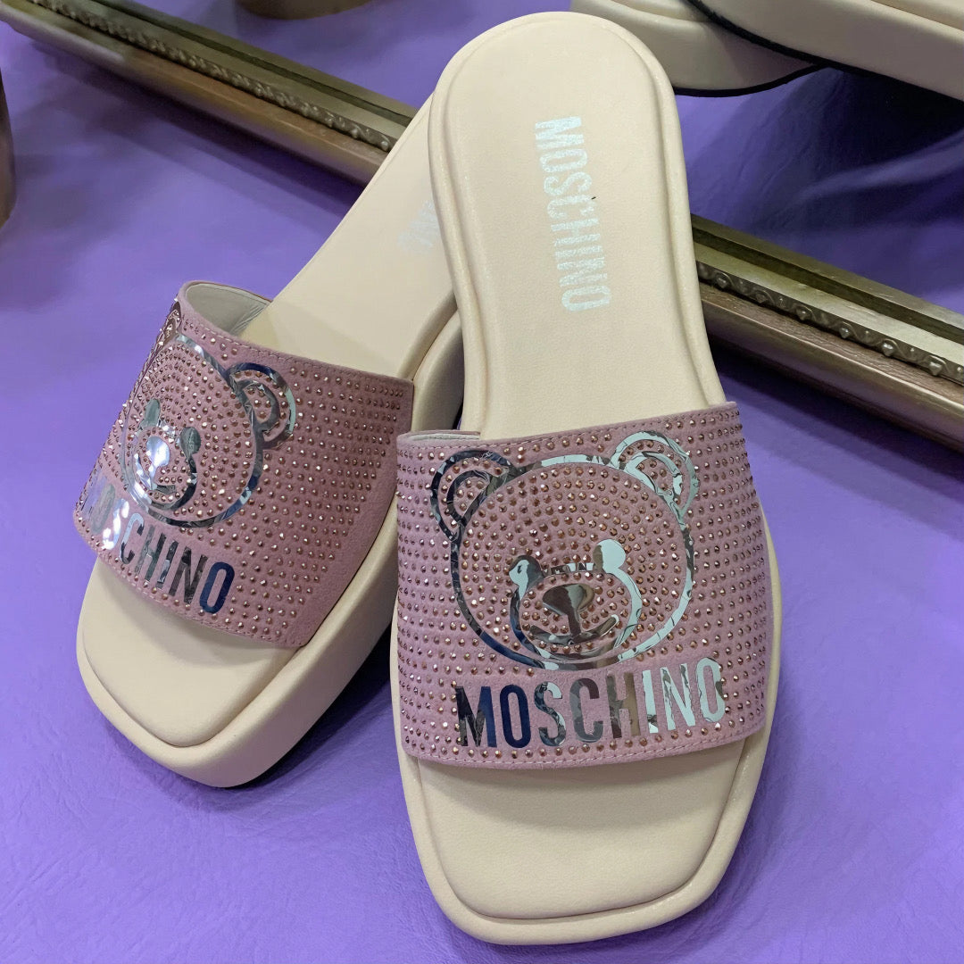 SANDALIA SLIDE MOSCHINO™