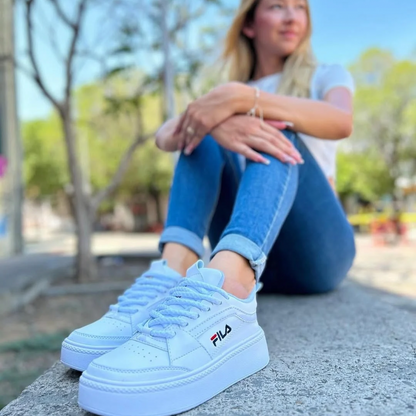 Premium Tenis FILA  Suela Alta Dama