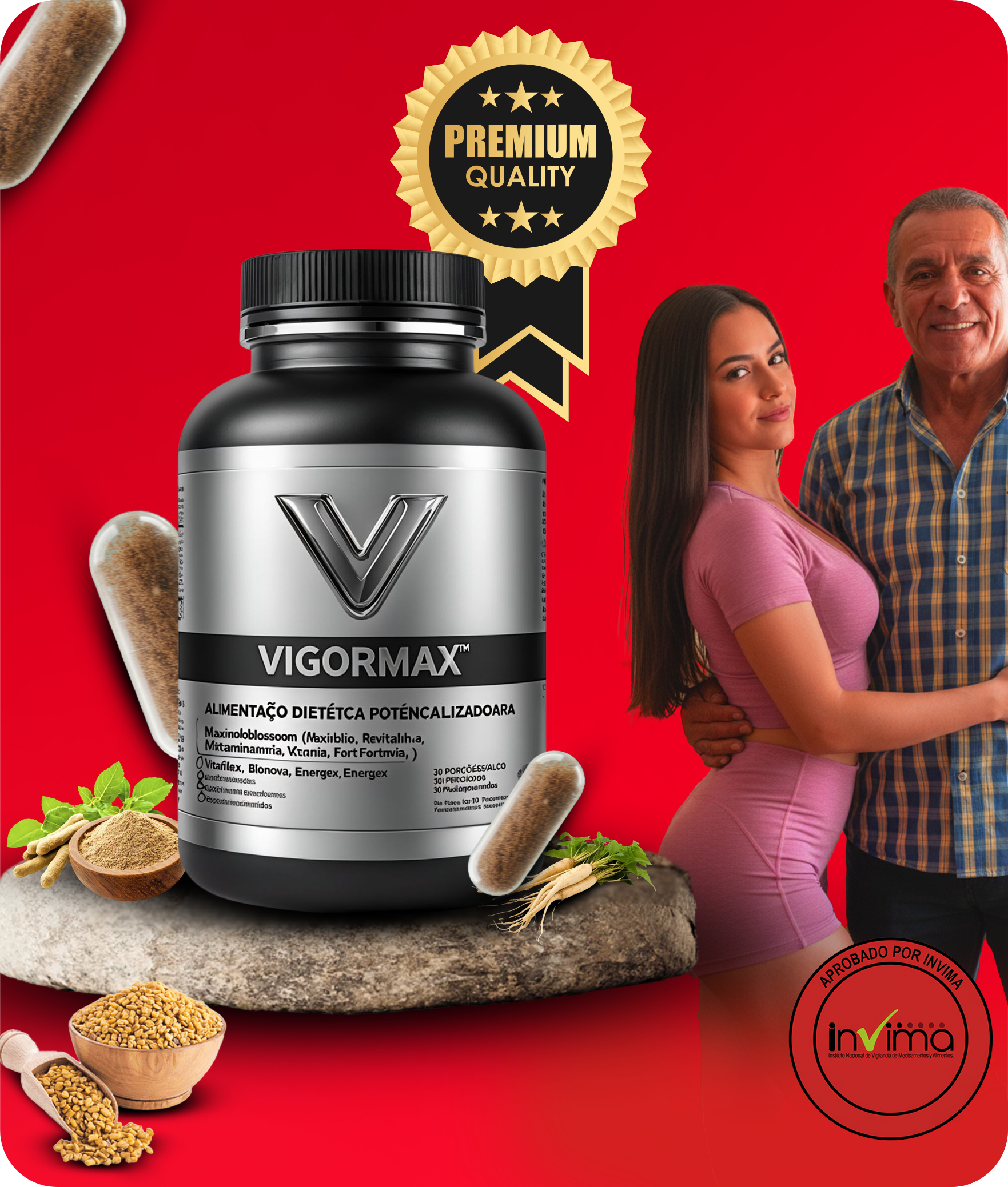 VIGOR MAX - Activa tu potencia masculina y rinde como nunca antes