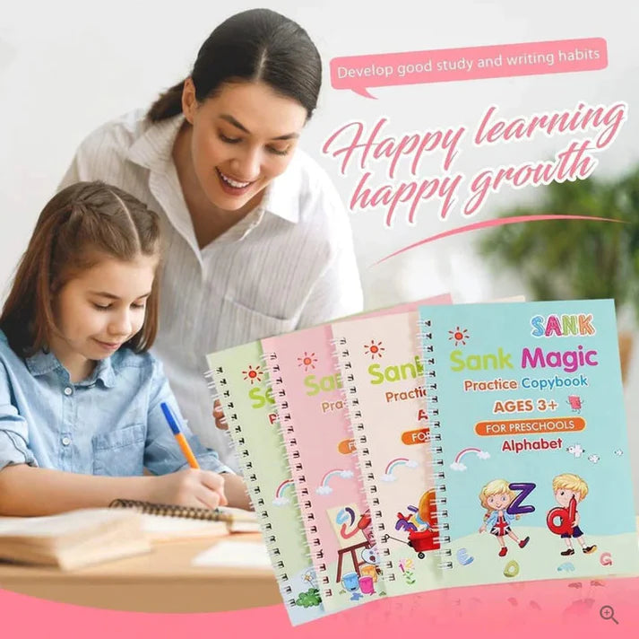 Kits Ready 4School Elite Caligrafía - Cuadernos Mágicos,  Alfabeto, Matemáticas, Dibujo y Números